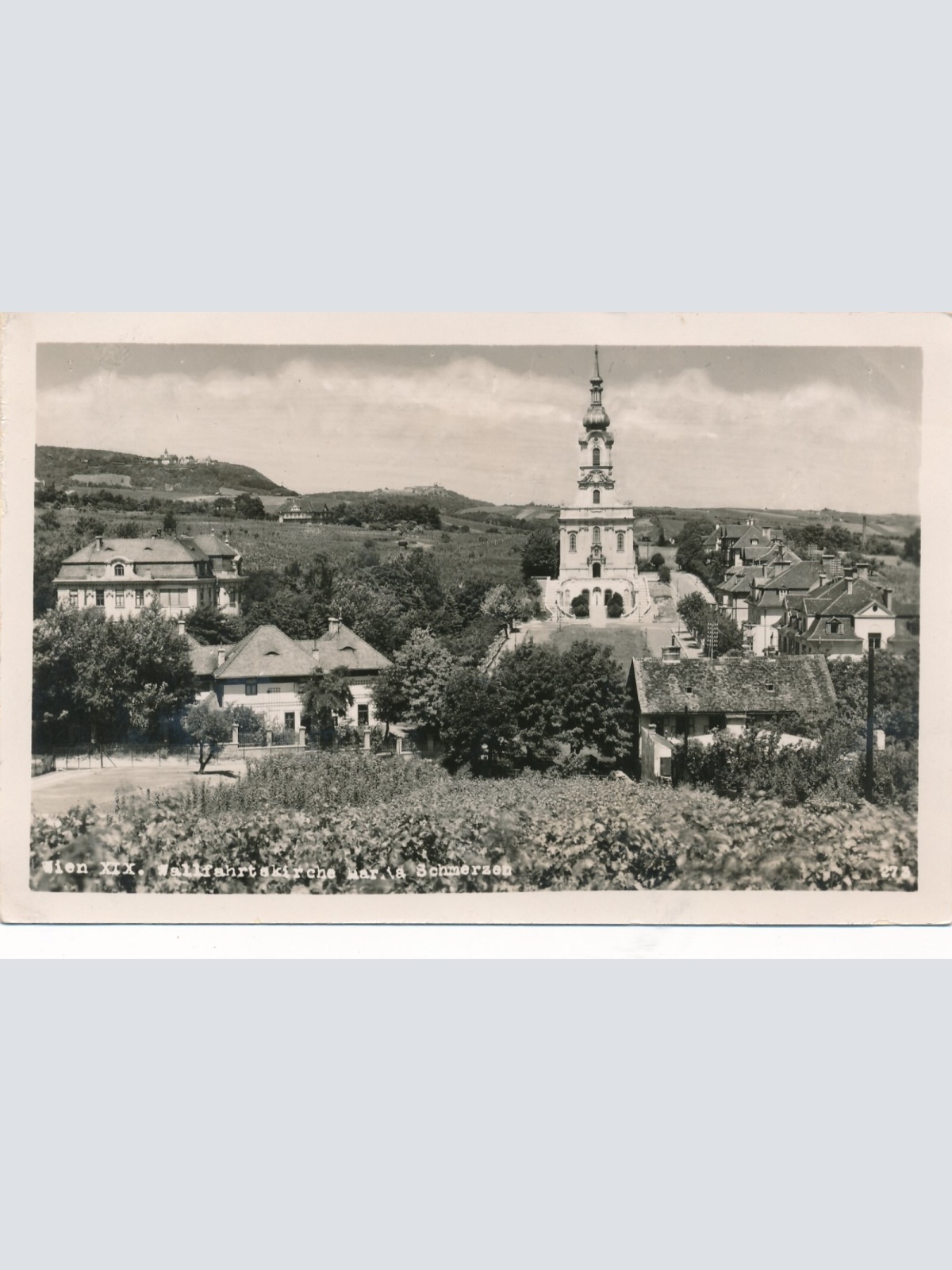 AK aus Wien - mit Wallfahrtkirche Ansichtskarte (9286)