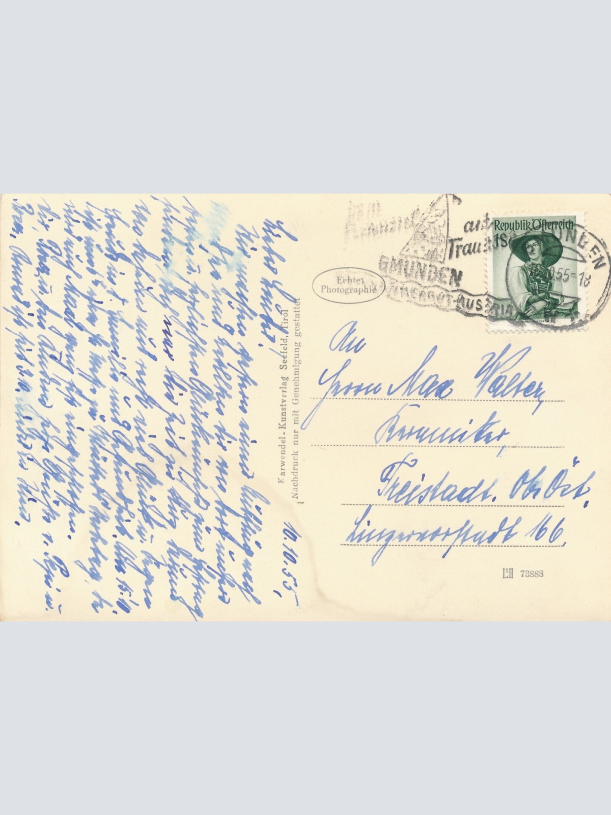 AK aus Mondsee mit Haus Meingast Oberösterreich Ansichtskarte (9794)