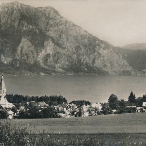 AK aus Altmünster mit Traunstein Oberösterreich Ansichtskarte (9756)