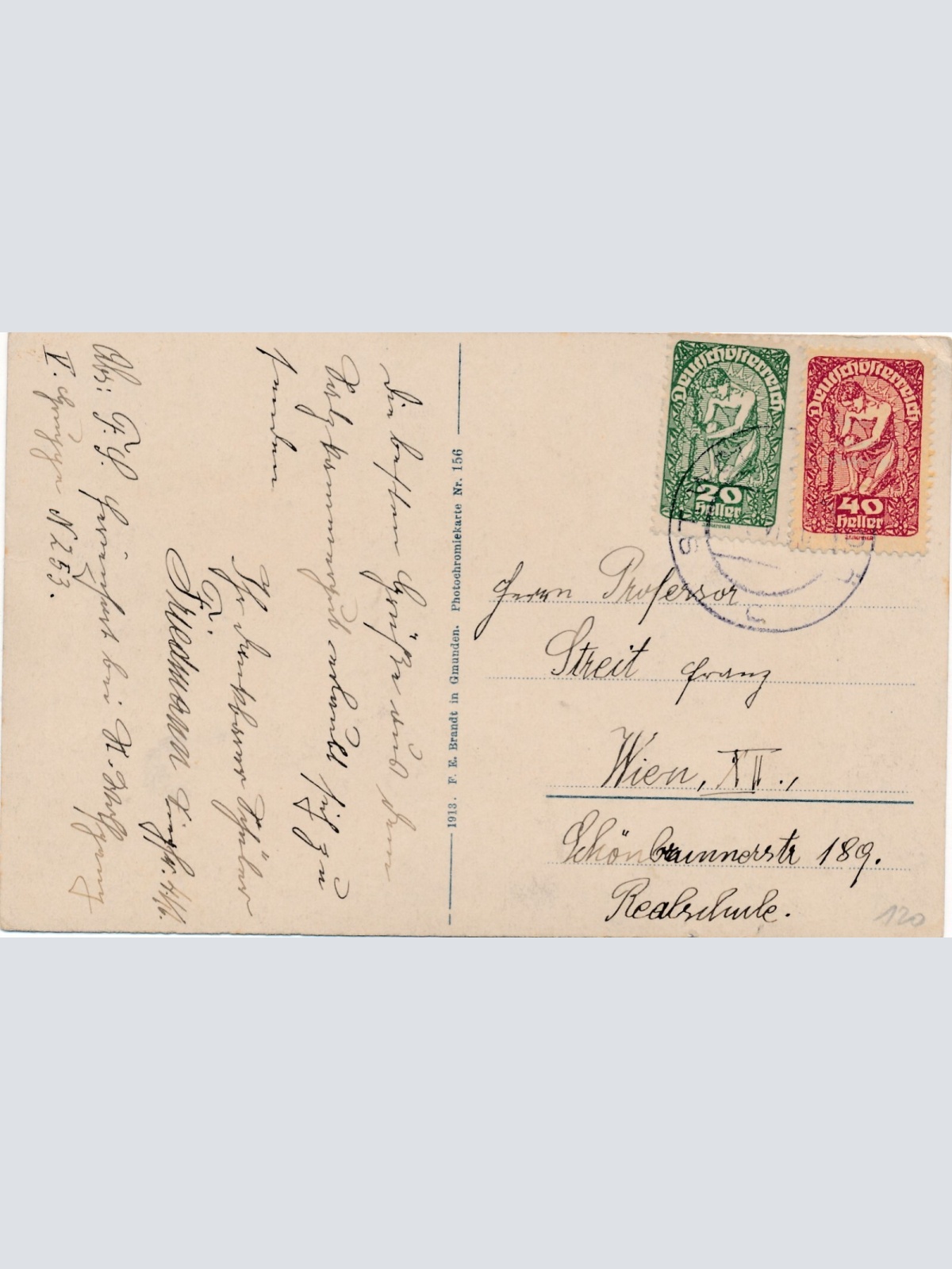 AK avom Schafberg mit Hotel Oberösterreich Ansichtskarte (9757)