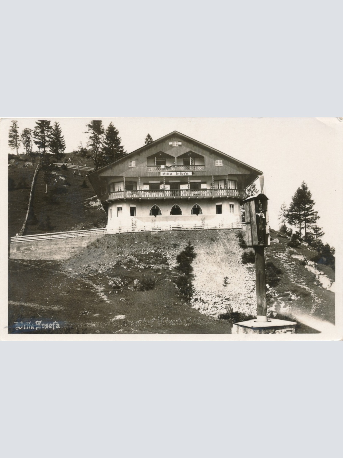 AK von der Villa Josef Tirol Ansichtskarte (9941)