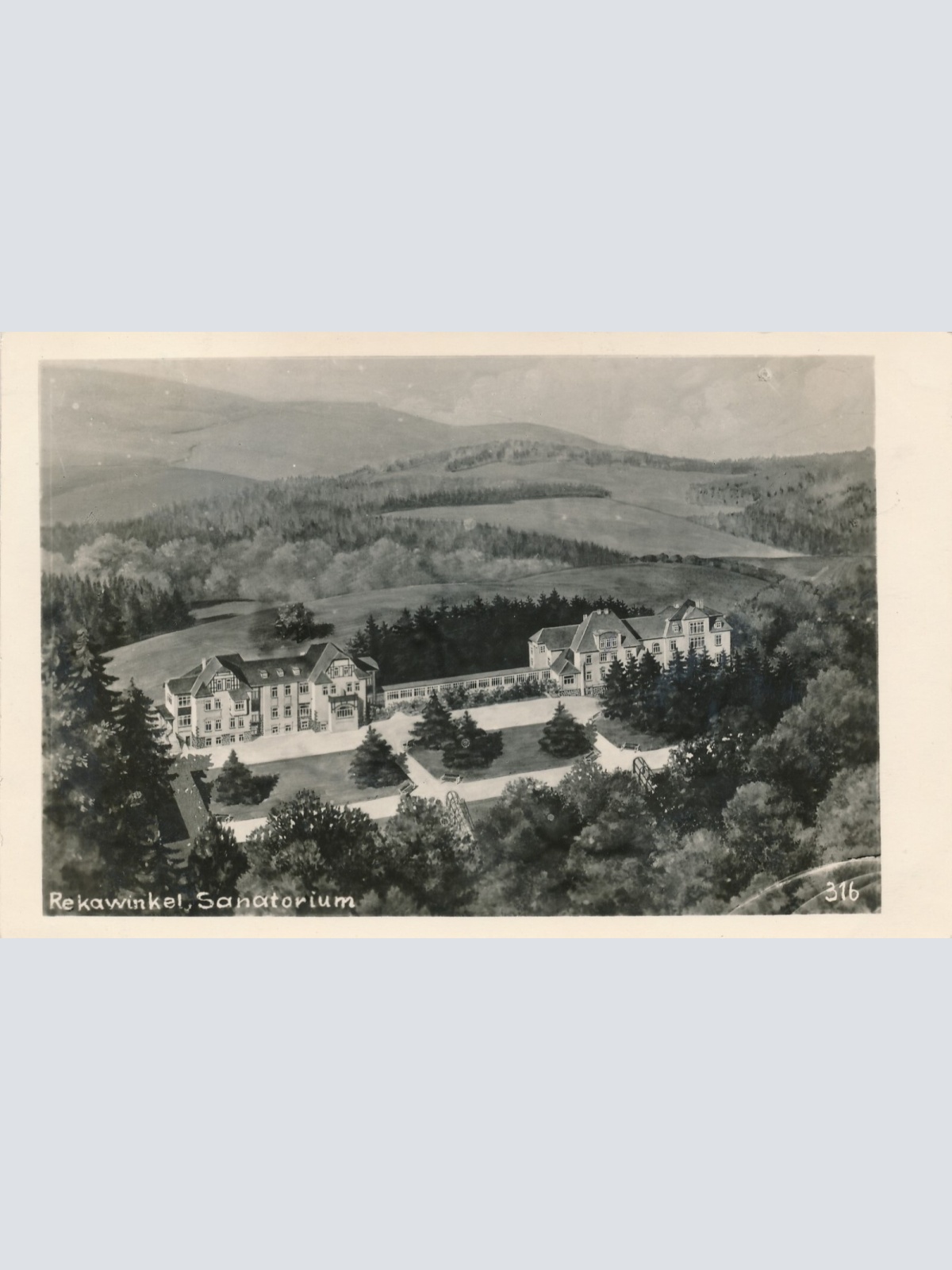 AK aus Rekawinkel mit Sanatorium Tirol Ansichtskarte (9945)