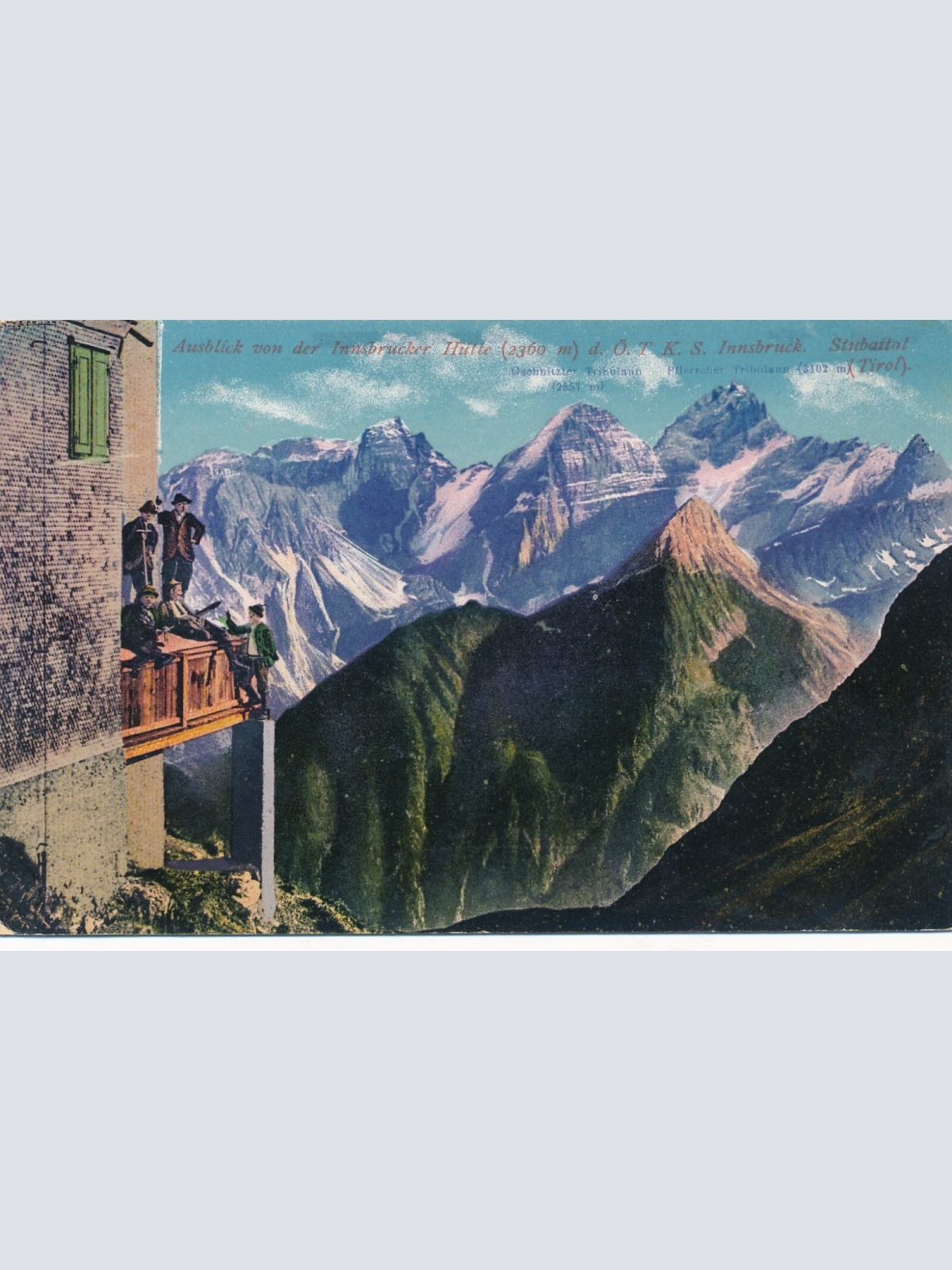 AK aus Innsbruck mit Innsbrucker Hütte Tirol Ansichtskarte (9964)