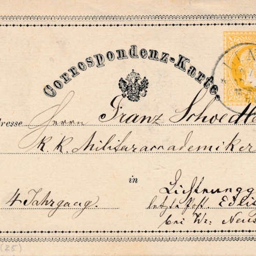 2 Kreuzer Ganzsachen - Karte 1871 aus Linz (9984)