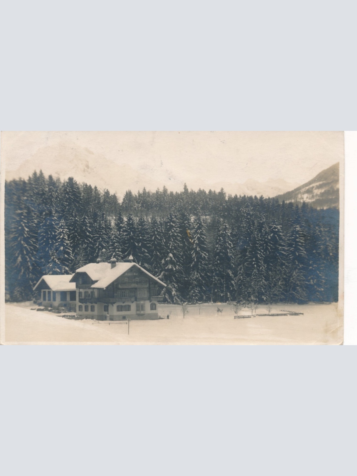 AK aus Igls mit Pension Gruber Tirol Ansichtskarte (9965)