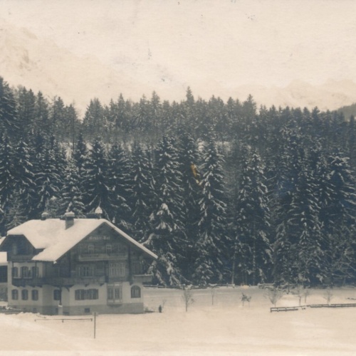 AK aus Igls mit Pension Gruber Tirol Ansichtskarte (9965)