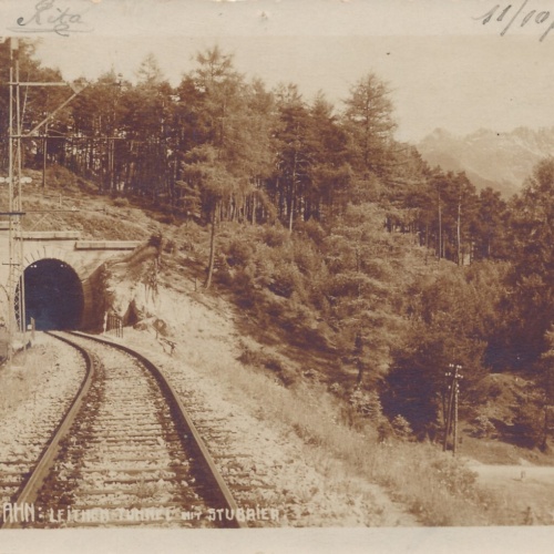 AK von der Mittenwald - Bahn Brücke Tirol Ansichtskarte (9968)