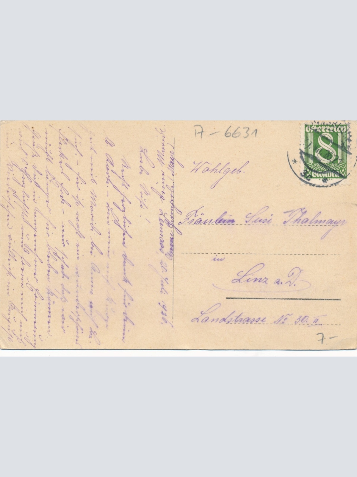 AK aus Lermoos mit Bahnstation Tirol Ansichtskarte (9906)