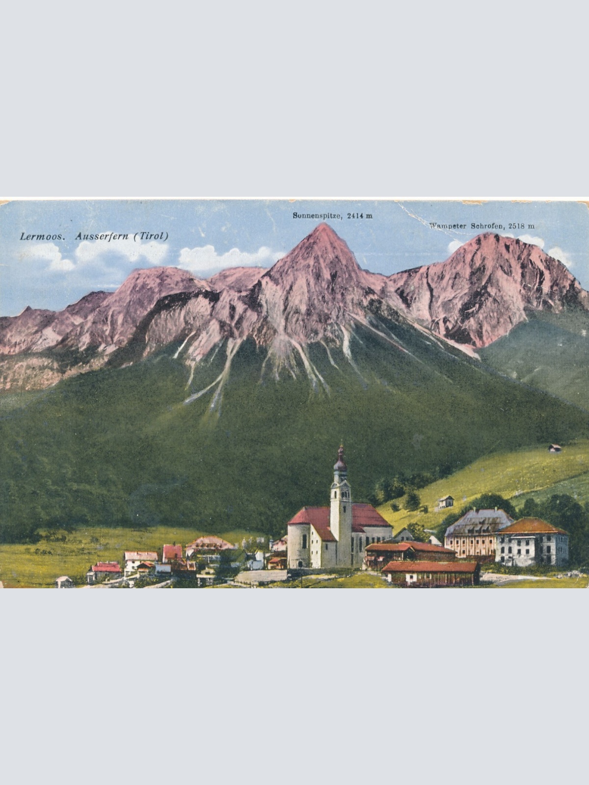 AK aus Lermoos Tirol Ansichtskarte (9907)