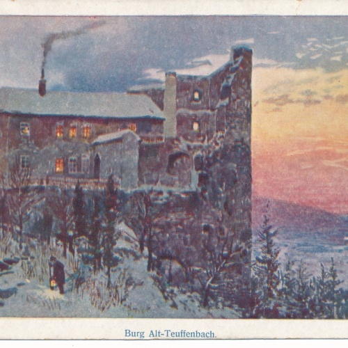 AK von der Burg Alt Teuffenbach Steiermark Ansichtskarte (9894)