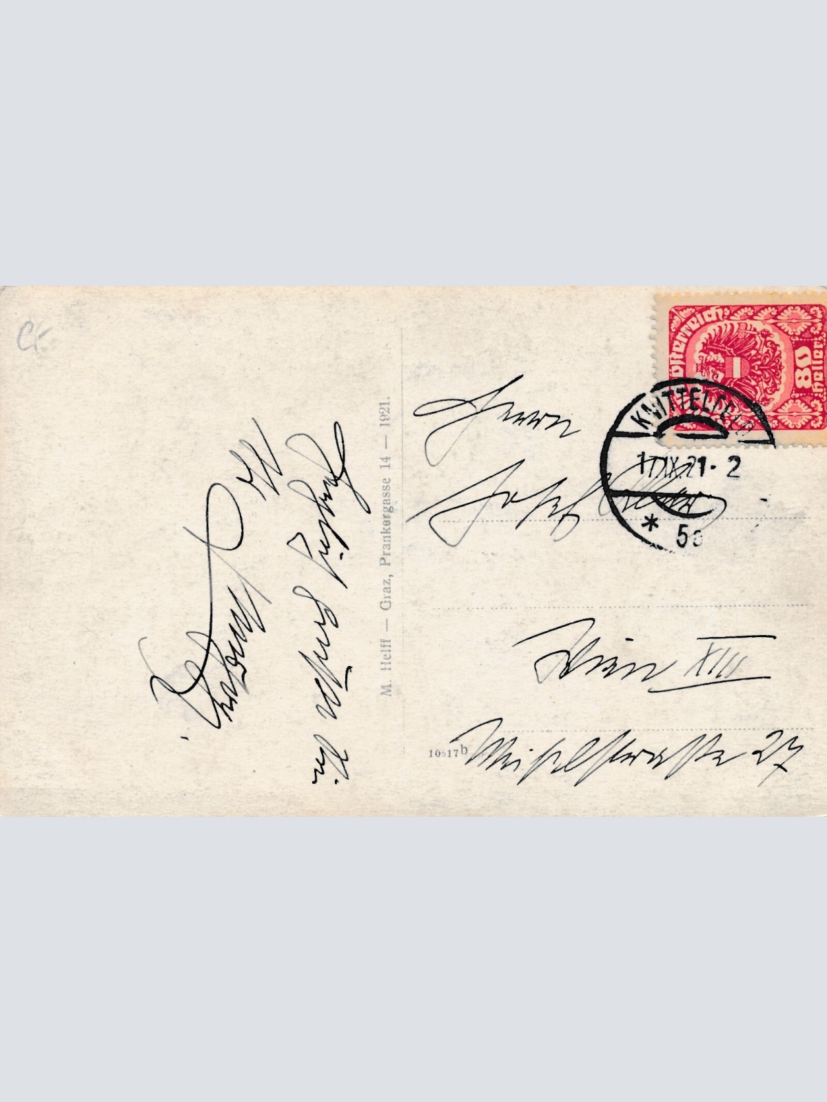 AK aus Knittelfeld Steiermark Ansichtskarte (9892)