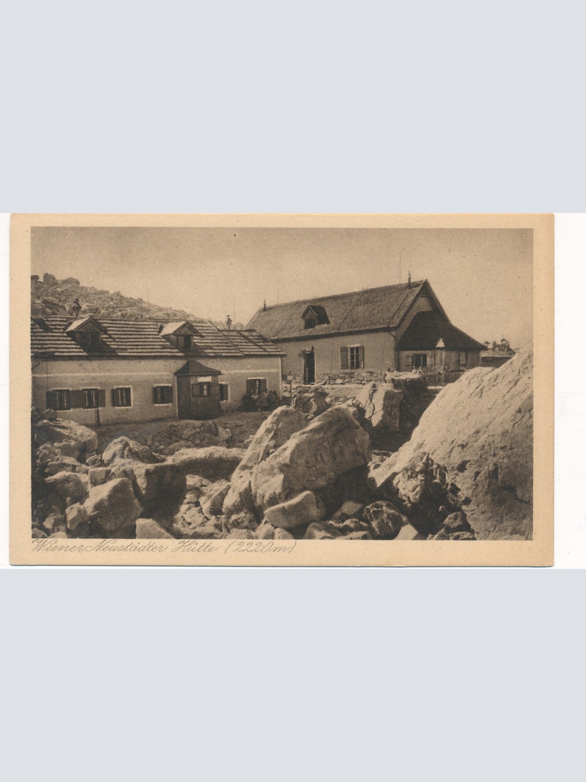 AK von der Wiener Neustätter Hütte  Tirol Ansichtskarte (9934)