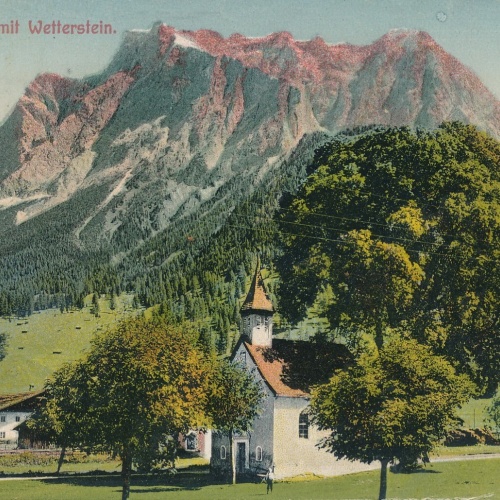AK aus Ehrwald mit Wettstein Tirol Ansichtskarte (9925)