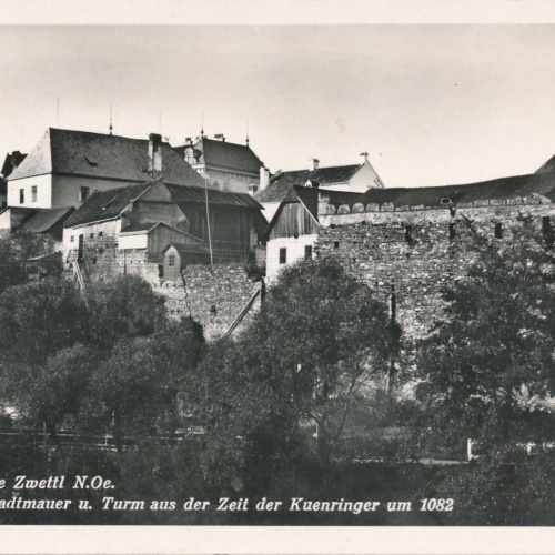 AK aus Zwettl alte Stadtmauer Niederösterreich Ansichtskarte (9583)