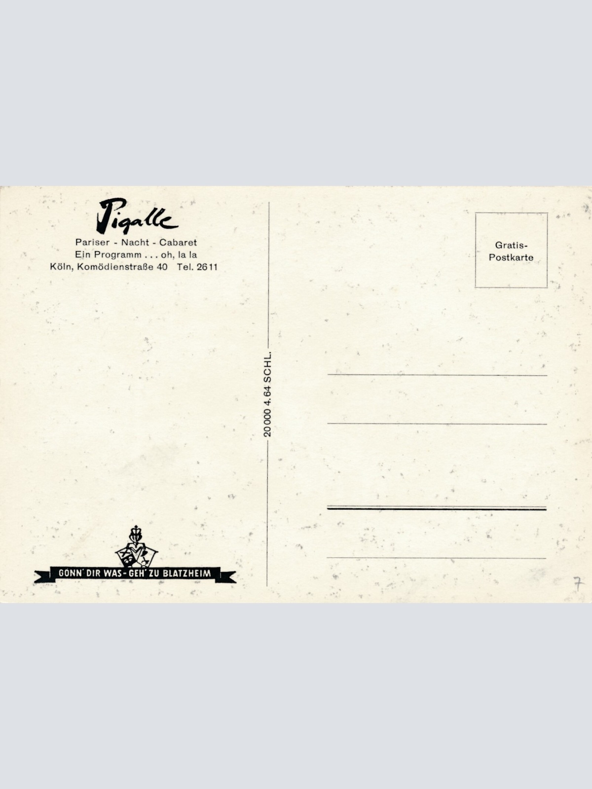 AK aus Köln Tänzer Nordrhein - Westfalen Ansichtskarte (9585)