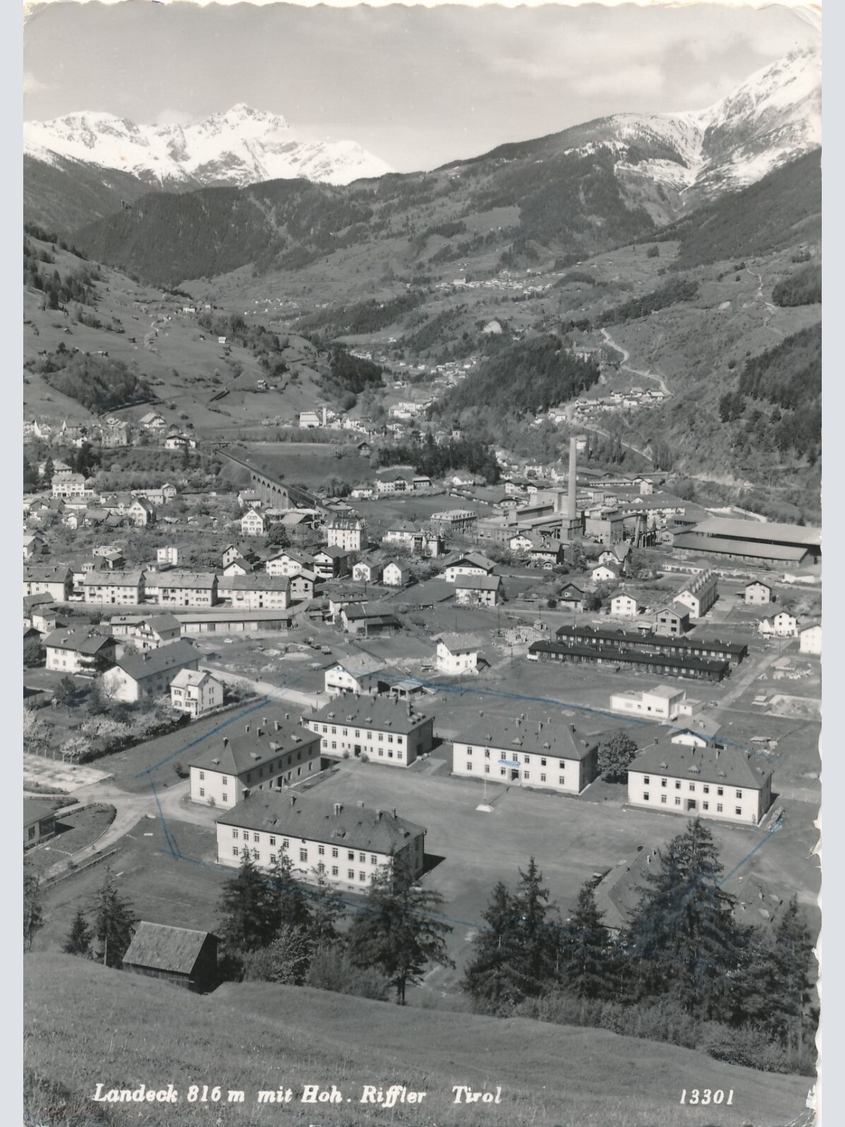 AK aus Landeck mit hohen Riffler Tirol Ansichtskarte (9570)