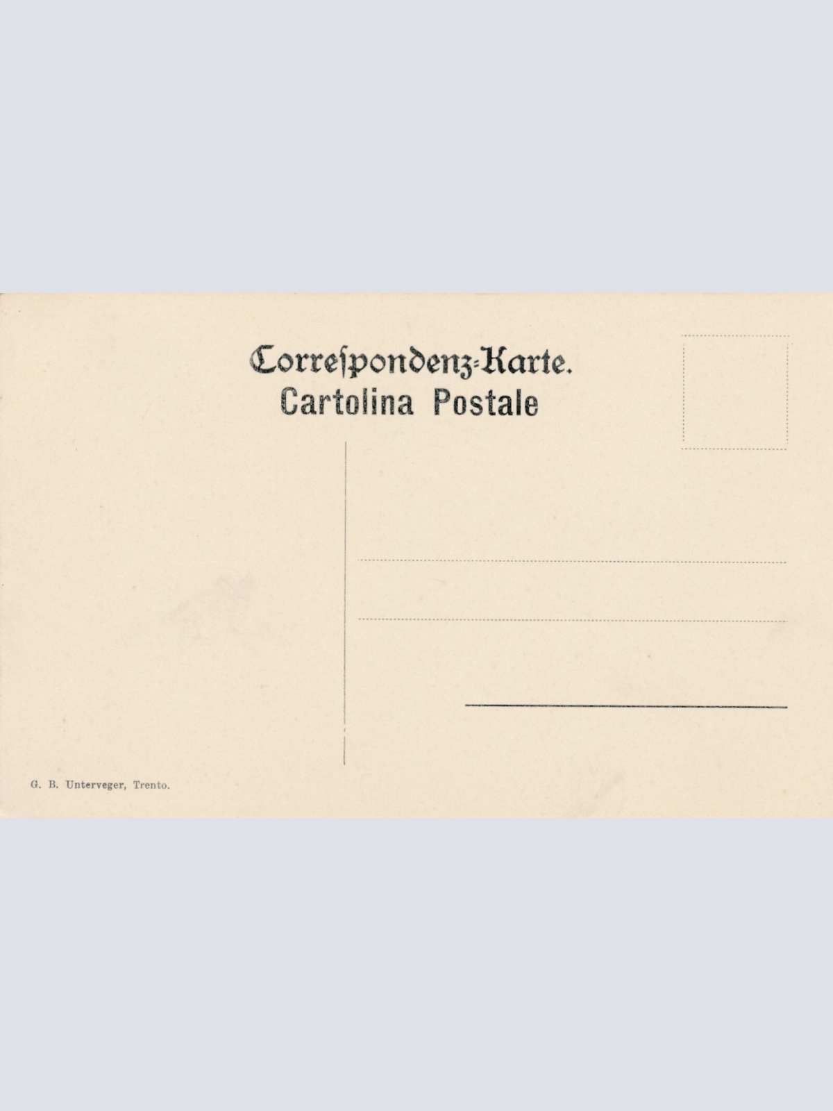 AK aus Trento Piazza della Posta Italien Ansichtskarte (9654)