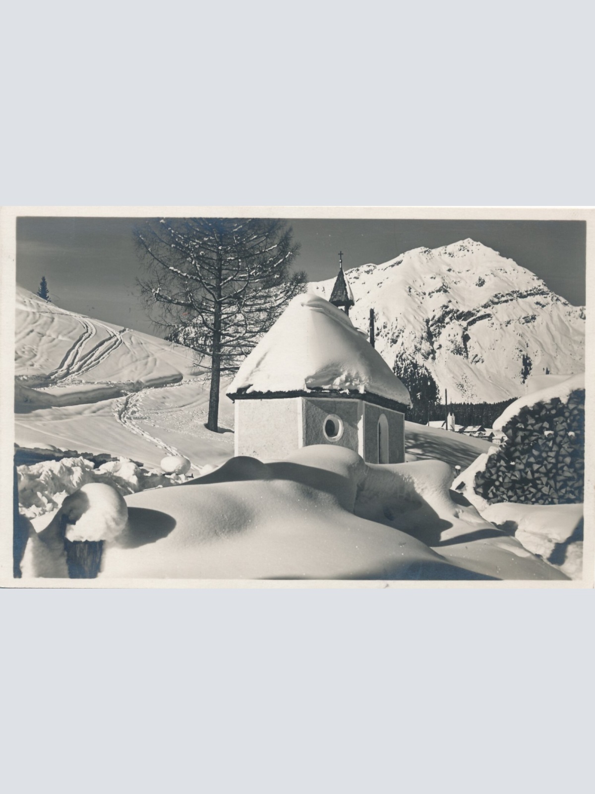 AK aus Berwang Winterbild Tirol Ansichtskarte (9702)