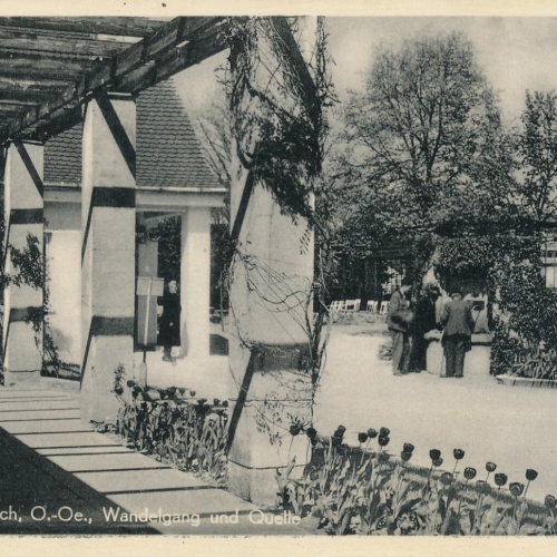 AK aus Bad Schallerbach Wandelgang Oberösterreich Ansichtskarte (10281)