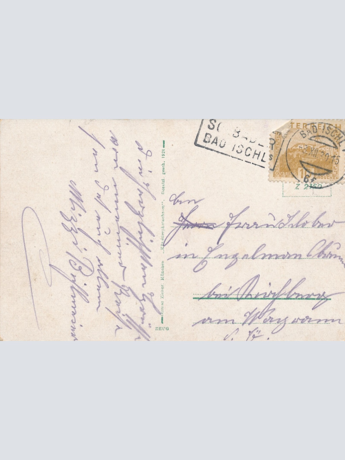 AK aus Bad Ischl Oberösterreich Ansichtskarte (10284)