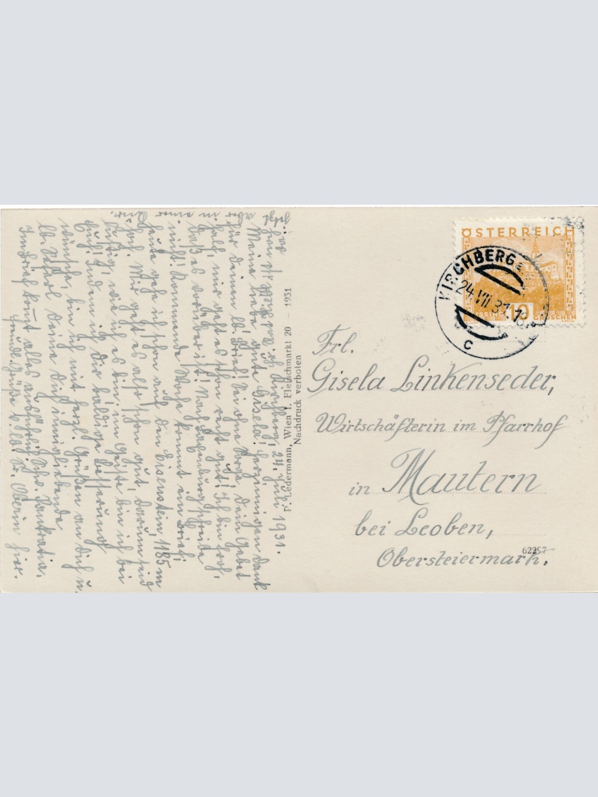 AK aus Kirchberg an der Pielach Niederösterreich Ansichtskarte (10305)