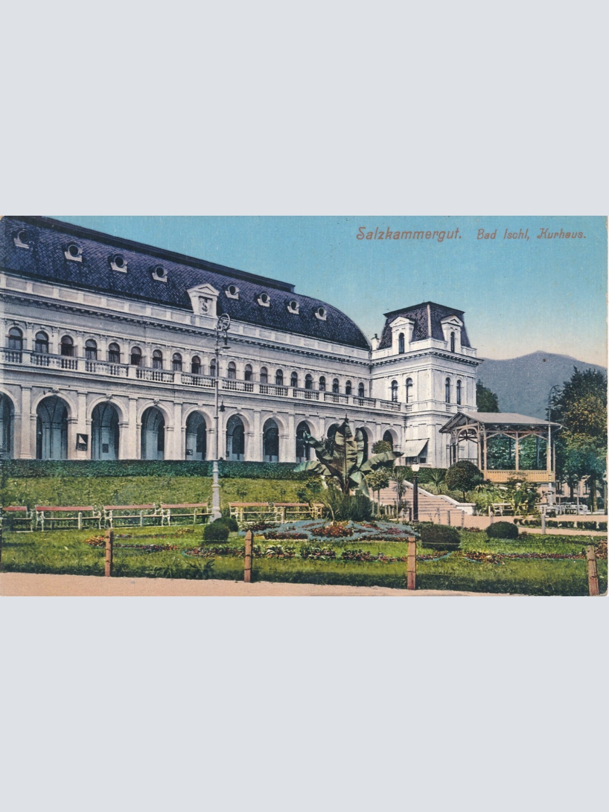 AK aus Bad Ischl mit Kurhaus Oberösterreich Ansichtskarte (9619)
