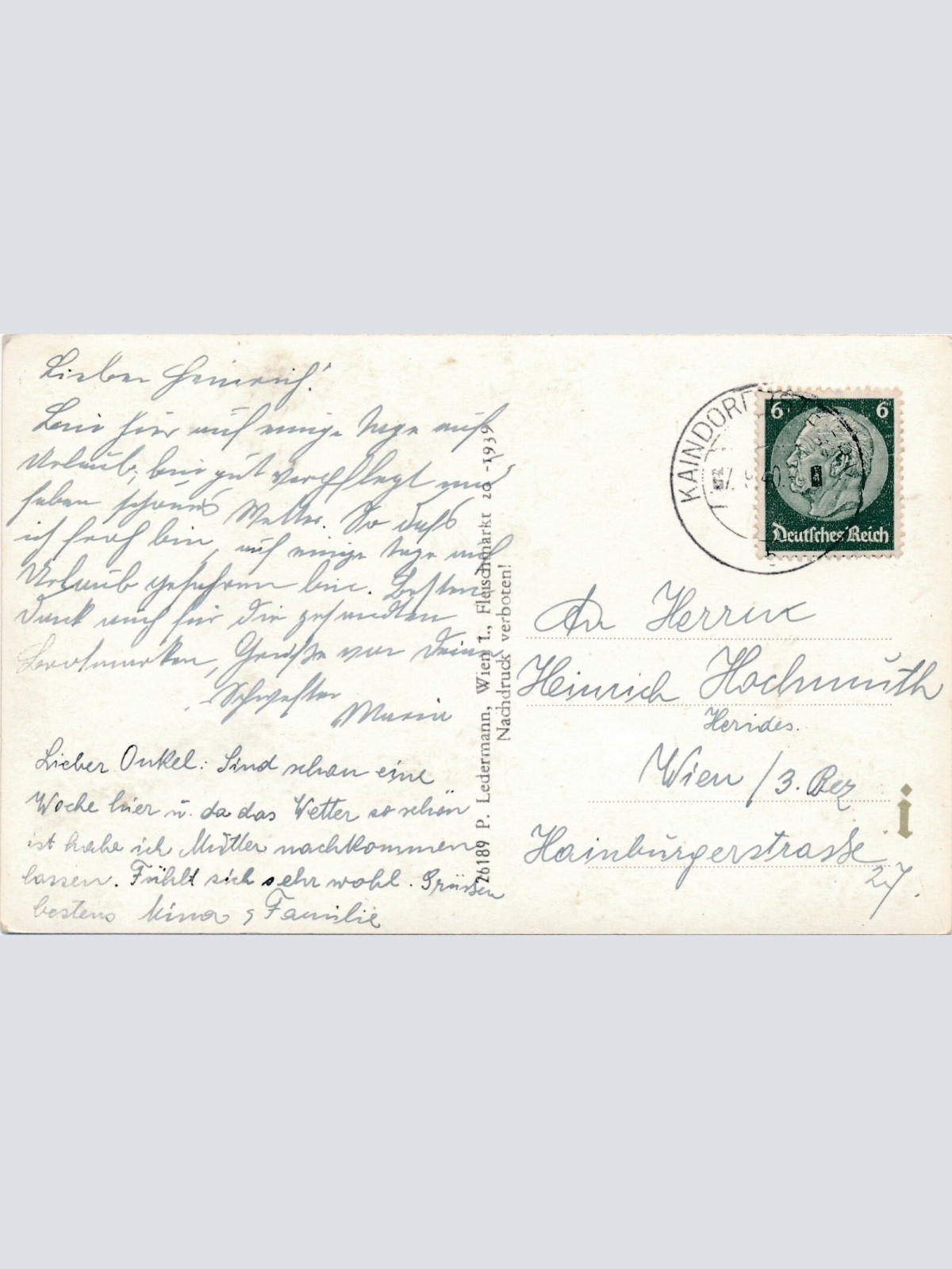 AK aus Kaindorf Steiermark Ansichtskarte (9610)