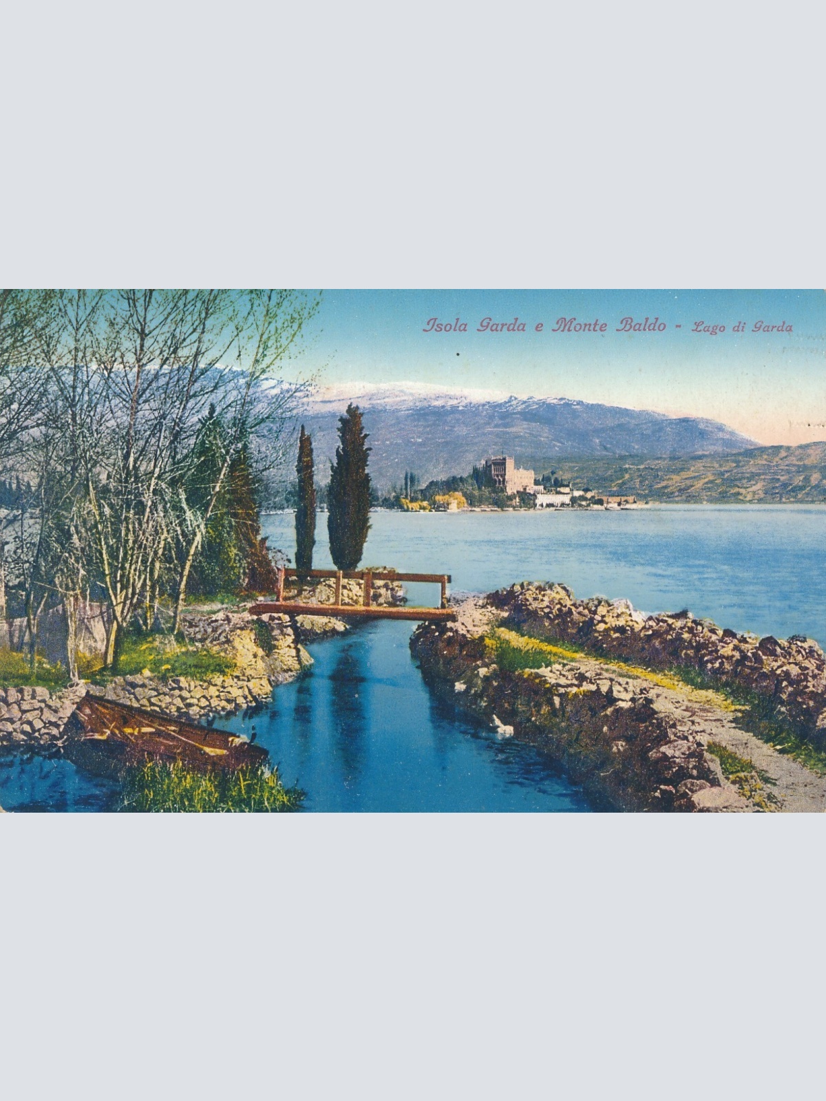 AK aus Isola Garda e Monte Baldo Italien Ansichtskarte (9649)