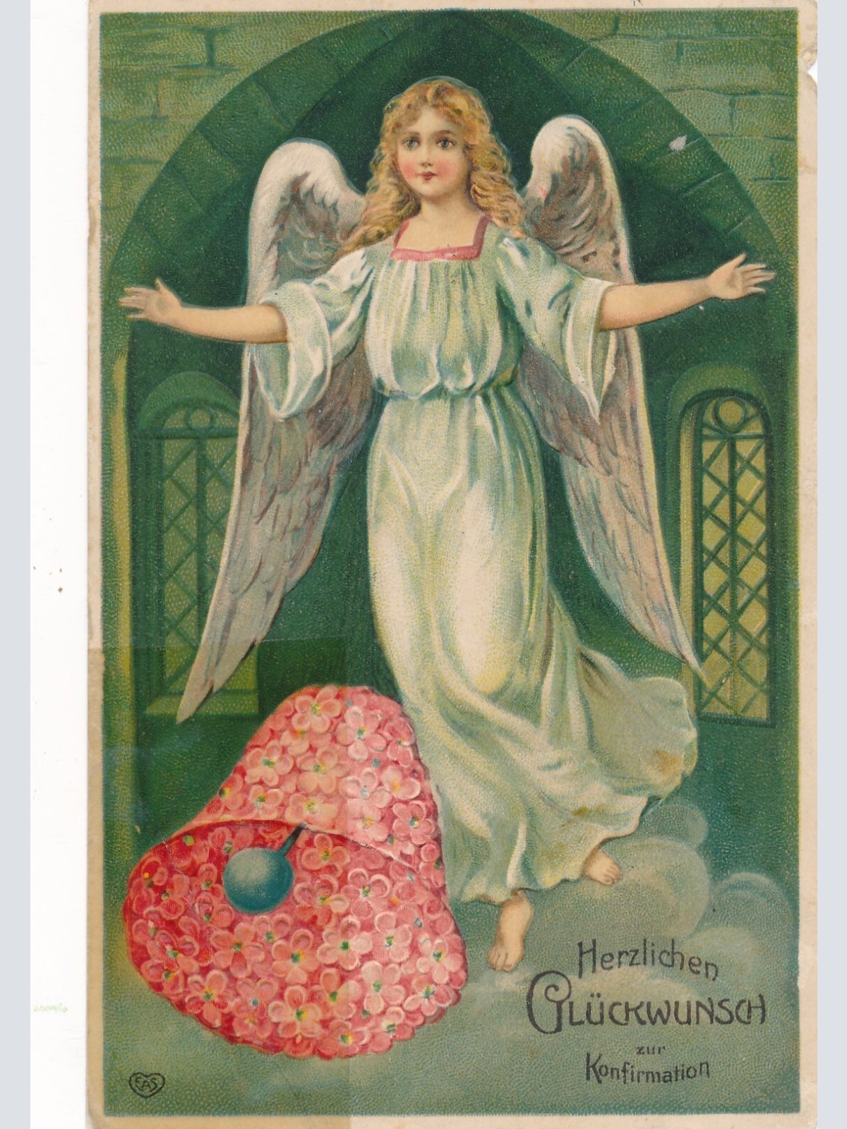 Motiv- Karte Herzlichen Glückwunsch zur Konfirmation Ansichtskarte (10198)
