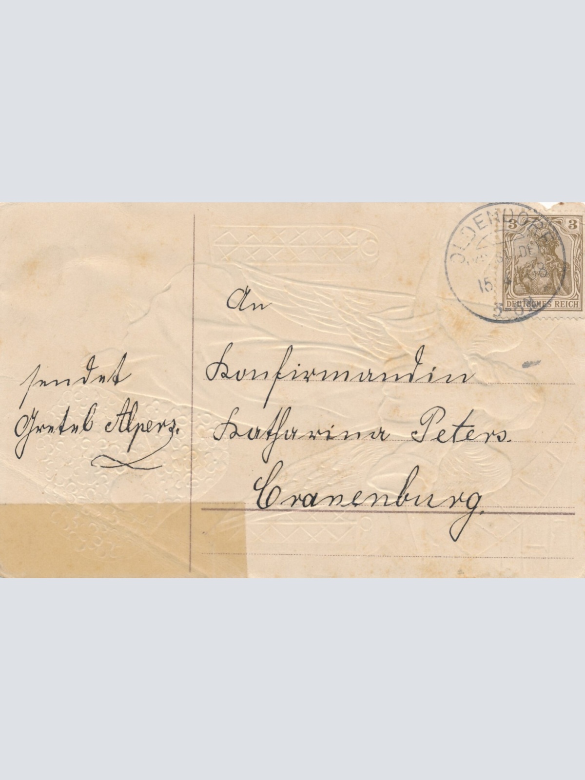 Motiv- Karte Herzlichen Glückwunsch zur Konfirmation Ansichtskarte (10198)