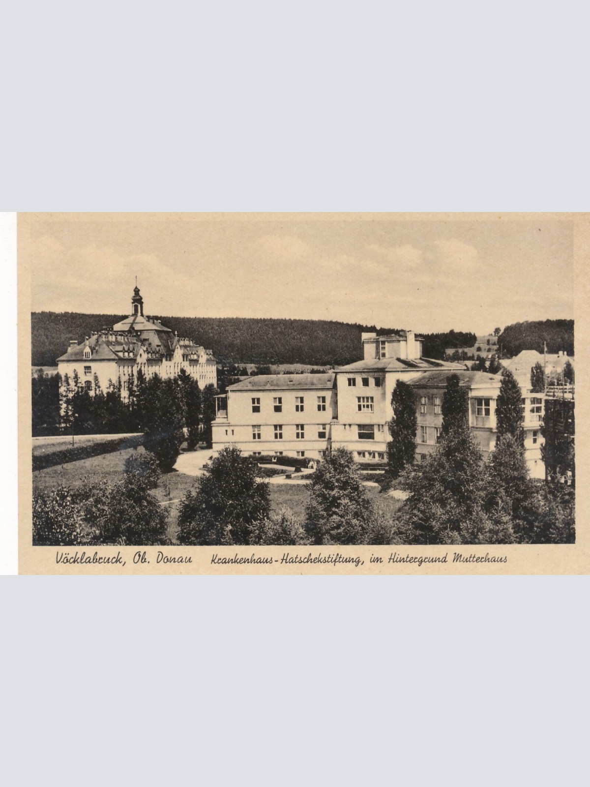 AK aus Vöcklabruck mit Mutterhaus Oberösterreich Ansichtskarte (9625)