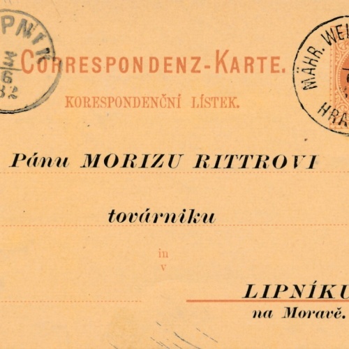 2 Kreuzer - Ganzsachen - Karte 1882 aus Mähr Weisskirchen (10184)