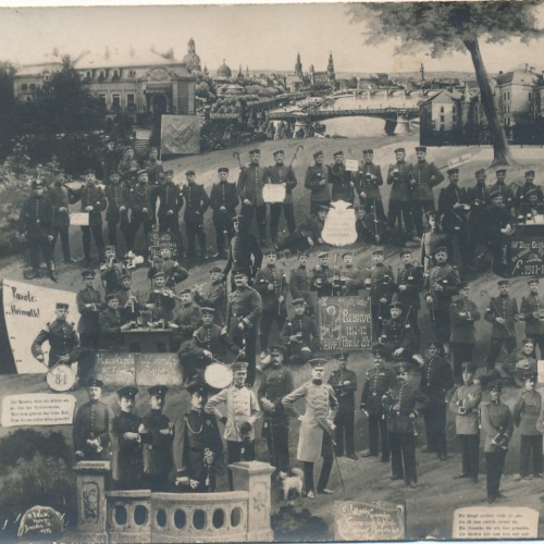 AK hoch lebe Parole 15 Tage mit Soldaten (10230)