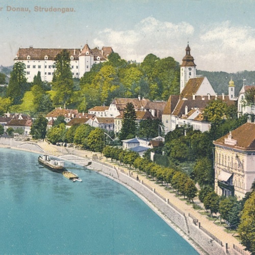 AK aus Grein a. Donau Oberösterreich (J92)