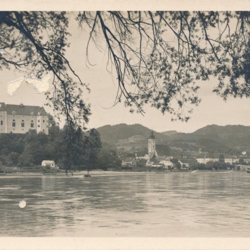 AK aus Grein a. Donau Oberösterreich (J95)