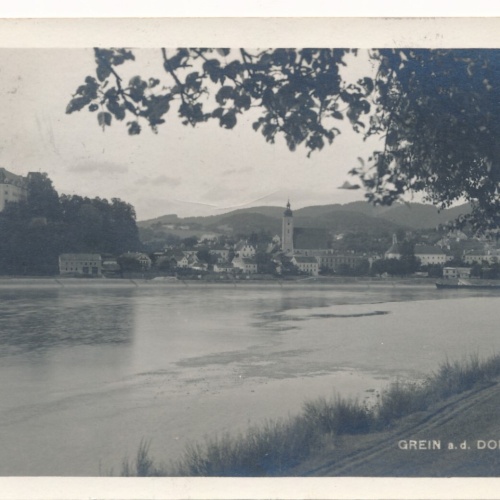 AK aus Grein a. Donau Oberösterreich (J97)