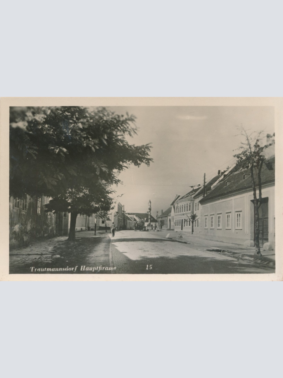 AK aus Trautmansdorf Niederösterreich Straßenansicht (J73)