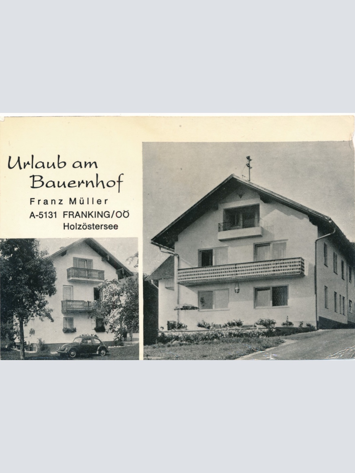 AK, Urlaub am Bauernhof, Franking, Oberösterreich (S2419)
