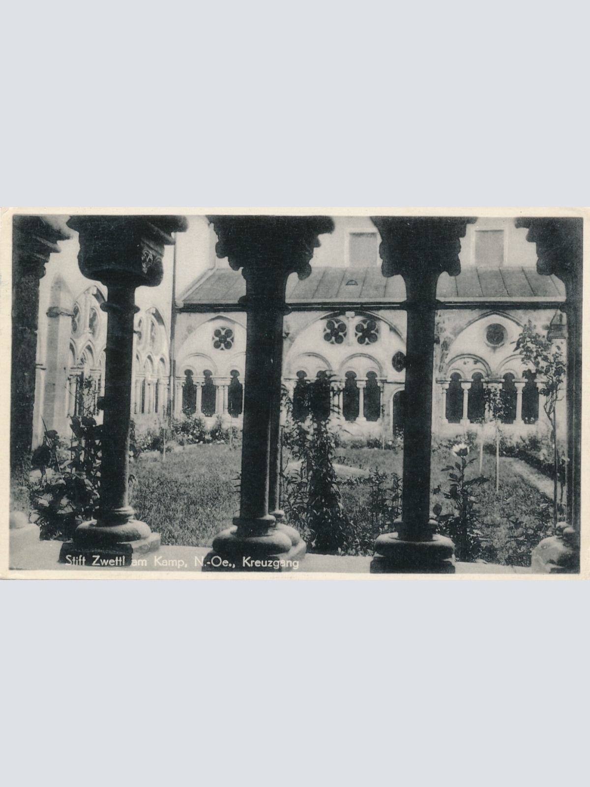 AK Zwettl am Kamp Kreuzgang Niederösterreich Ansichtskarte (10339)
