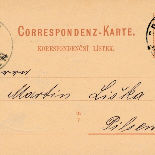 2 Kreuzer - Ganzsachen - Karte 1881 aus Brünn Stadt (10053)