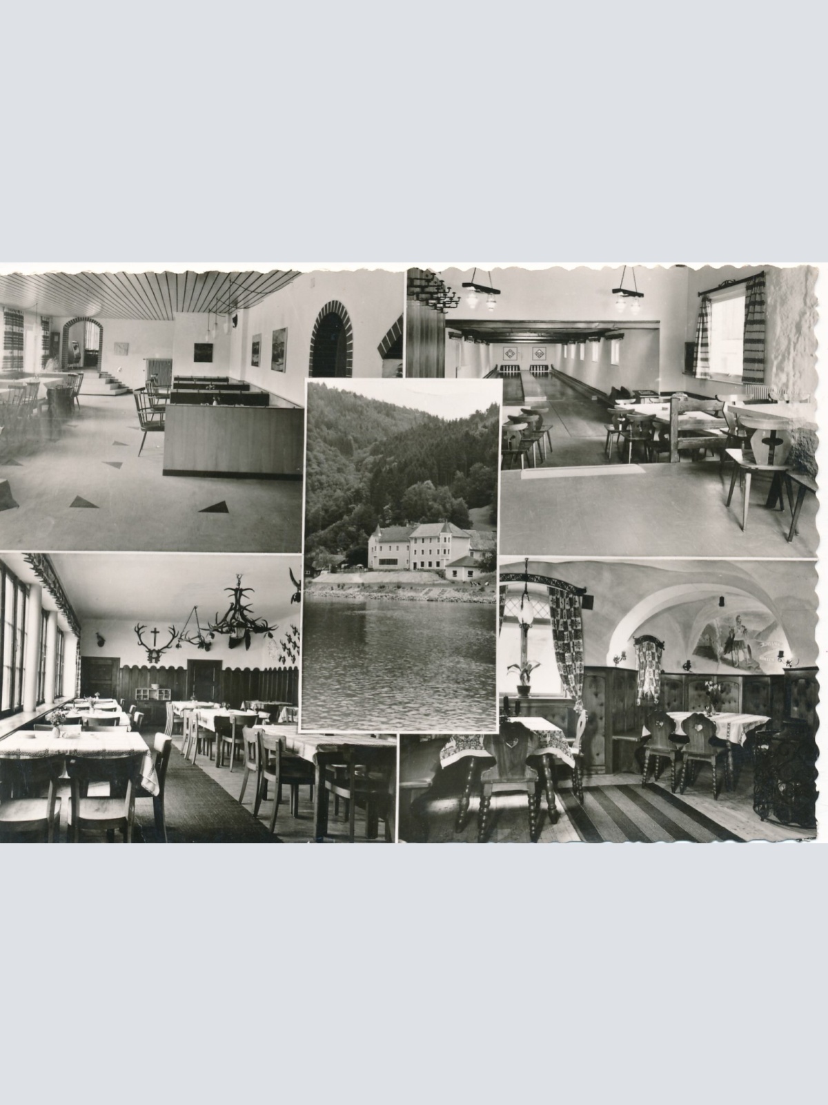 AK aus Haibach mit Gasthof Schlögener Ansichtskarte (10032)