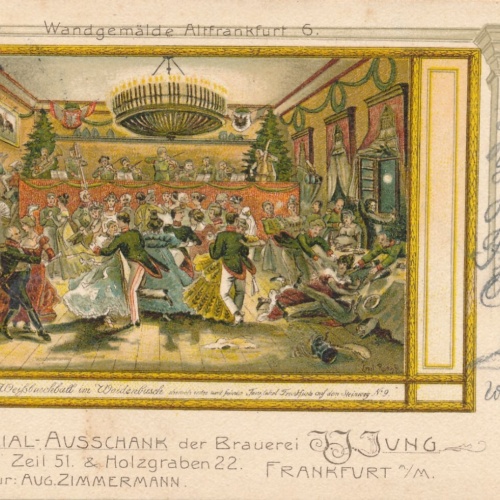 AK aus Altfrankfurt Hessen Spezial Ausschank Ansichtskarte (8654)