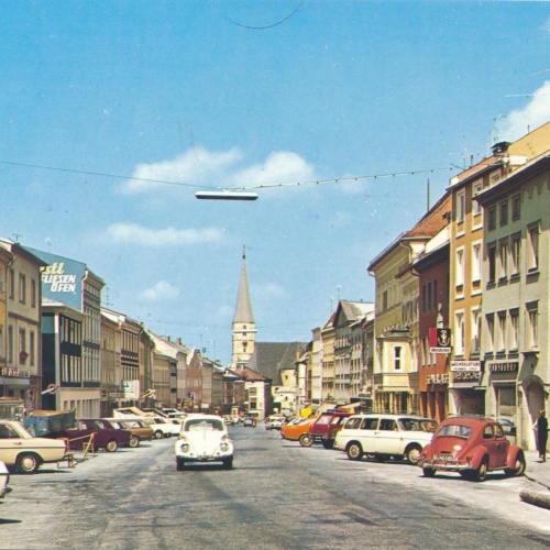 AK, Mattighofen, Oberösterreich, Oldtimer (S2392)