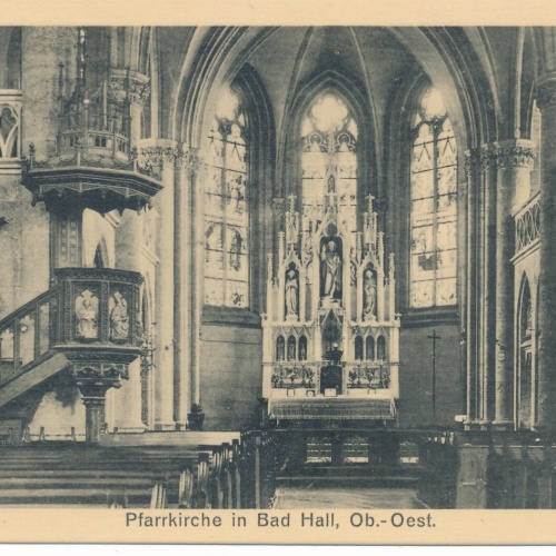 AK aus Bad Hall Kircheninneres Oberösterreich Ansichtskarte (10578)