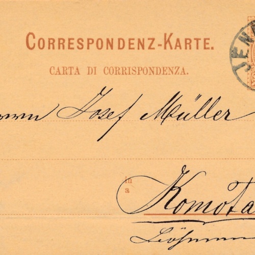 2 Kreuzer - Ganzsachen - Karte 1882 aus Jenbach (10062)