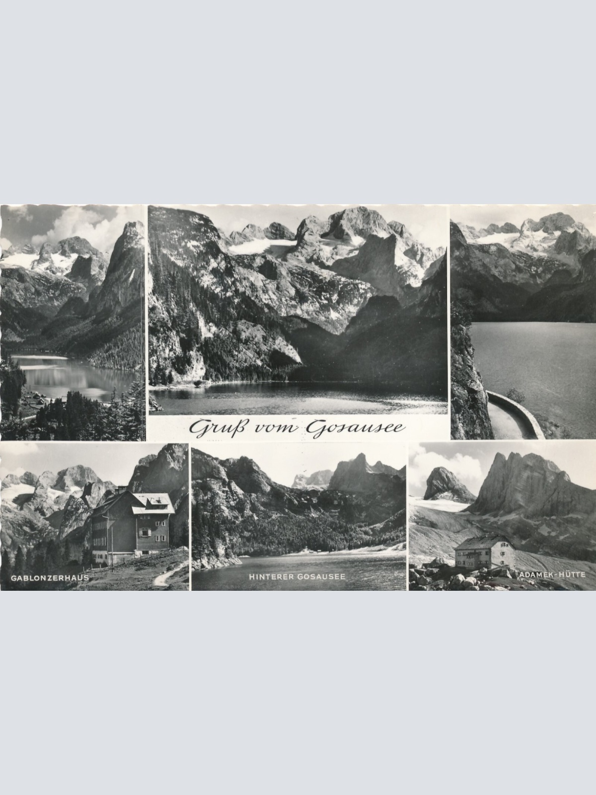 AK gruß vom Gosausee Mehrbildkarte Oberösterreich Ansichtskarte (10623)