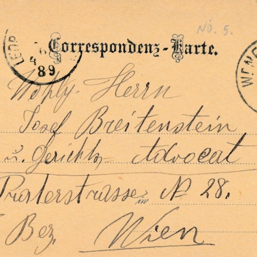 2 Kreuzer - Ganzsachen - Karte 1889 aus Wienerneustadt Bahnhof (10132)