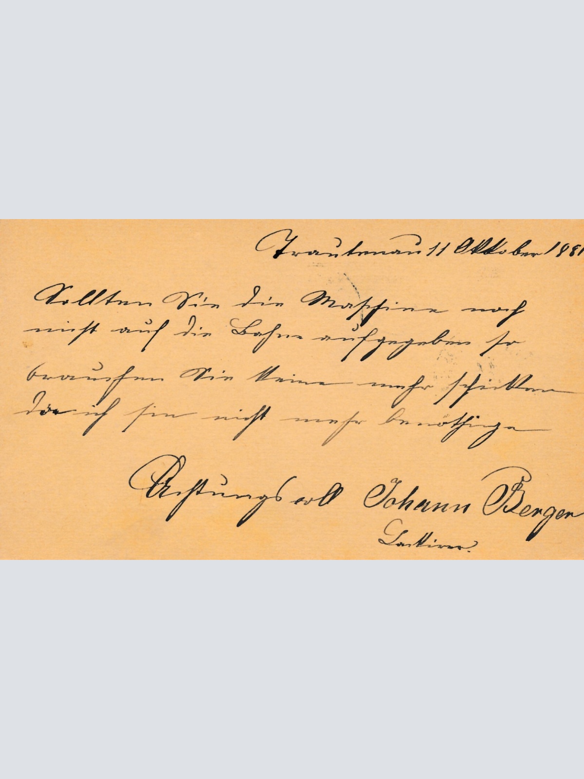 2 Kreuzer - Ganzsachen - Karte 1881 aus Trautenau (10121)