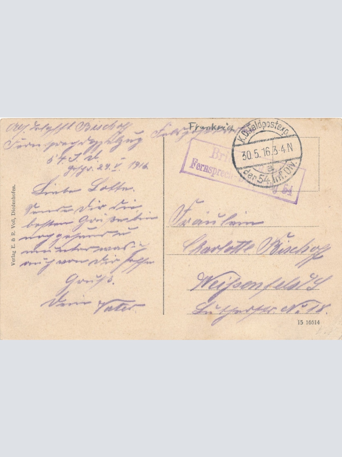 AK aus Septsarges Soldatenbegräbnis Frankreich (9114)