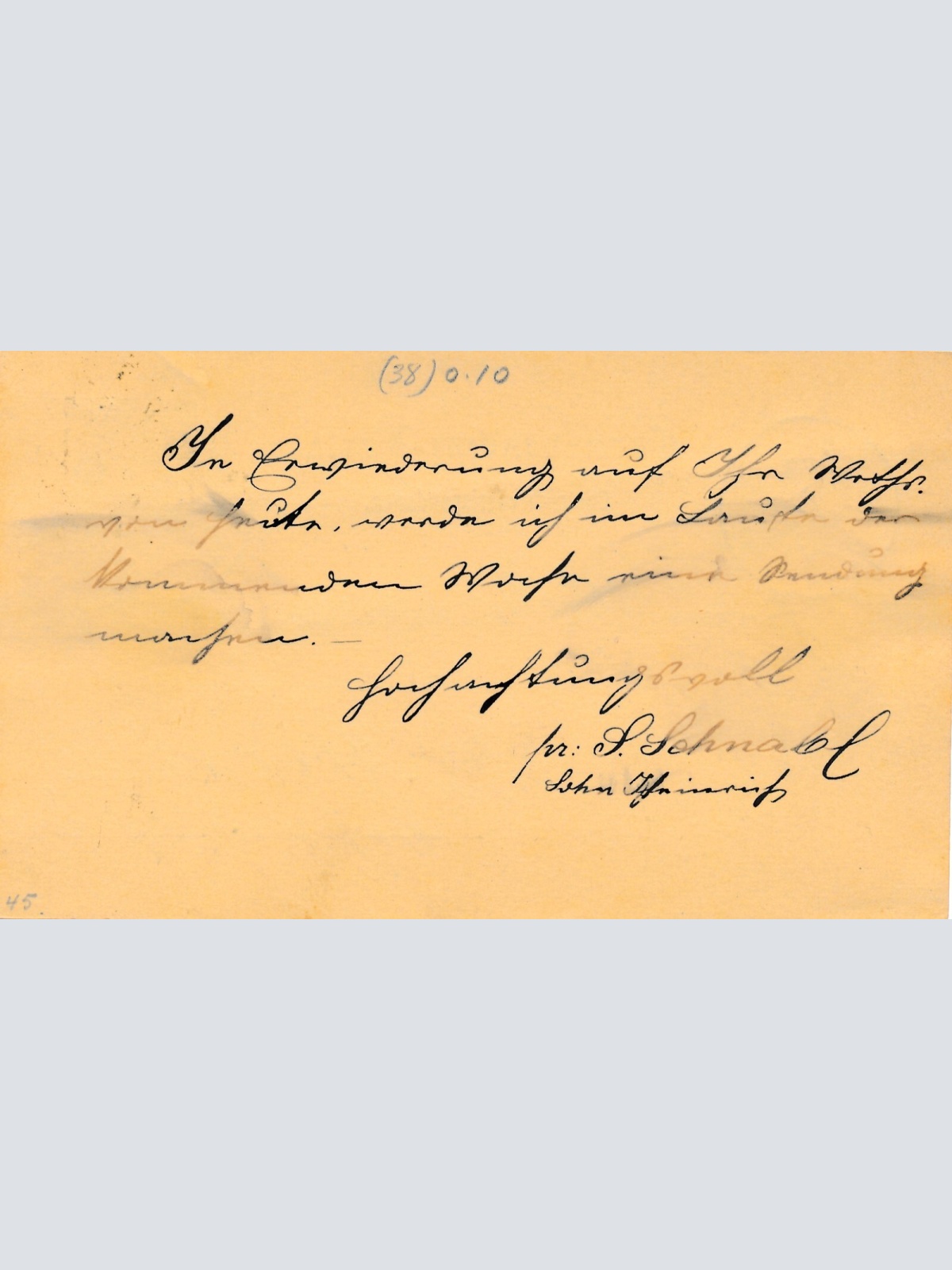 2 Kreuzer Ganzsachen - Karte (Ital) 1884 aus Görz (10542)